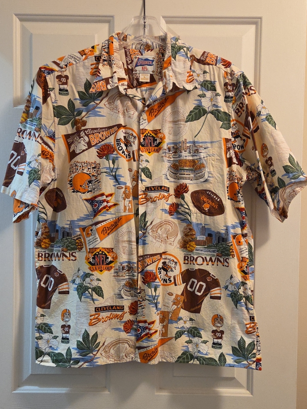 Cleveland Browns Hawaiian Shirt - Vintage